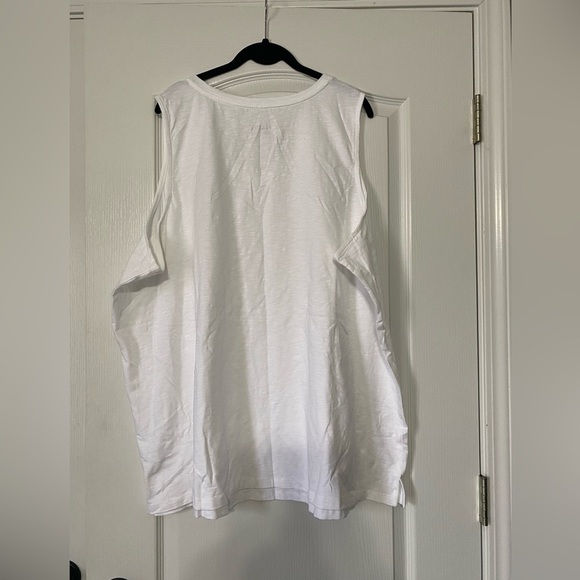 Denim and Co. Women's Blue and White Tank Tops Size 4X - Picture 4 of 4